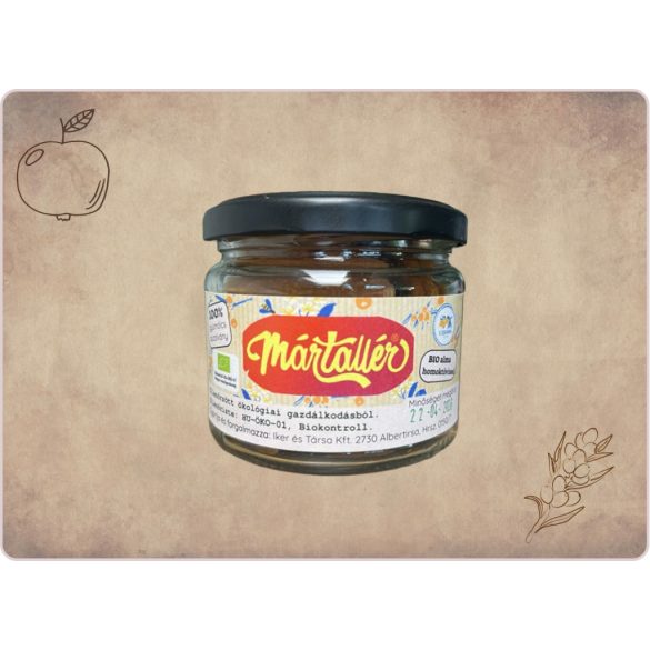 Aszalt BIO ALMA tallér HOMOKTÖVISSEL