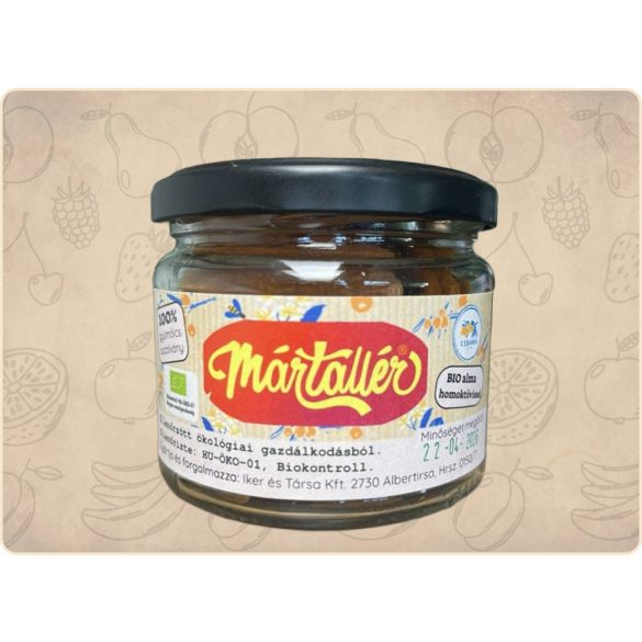 Aszalt BIO ALMA tallér HOMOKTÖVISSEL