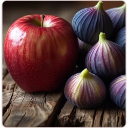 Aszalt FÜGE alma tallér